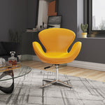 Manhattan Raspberry - Swivel Lounge Chair
