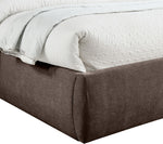 Adam - Chenille Fabric Bed With 89" Headboard