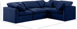 Indulge - Velvet 4 Piece Modular Corner Sectional