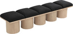 Pavilion - 5 Piece Modular Bench With Natural Base