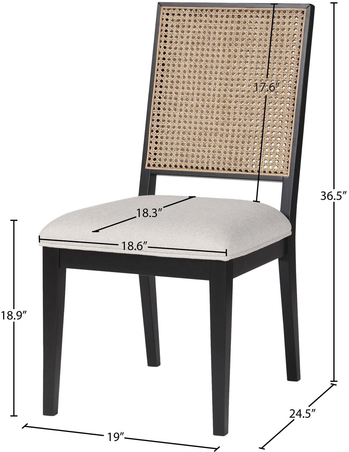 Lucid - Dining Chair (Set of 2) - Black
