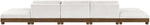 Turin - Chenille Fabric Upholstered Modular Sectional - Cream