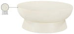 Avaya - Concrete And Fiberglass Indoor / Outdoor Coffee Table - Cream