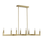 Cordoba - 8 Light Linear Chandelier - Gold