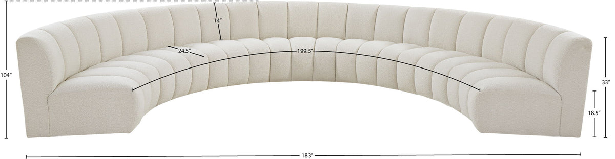 Infinity - 7 Piece Boucle Modular Sectional