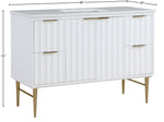 Modernist - Bathroom Vanity With Gold Legs