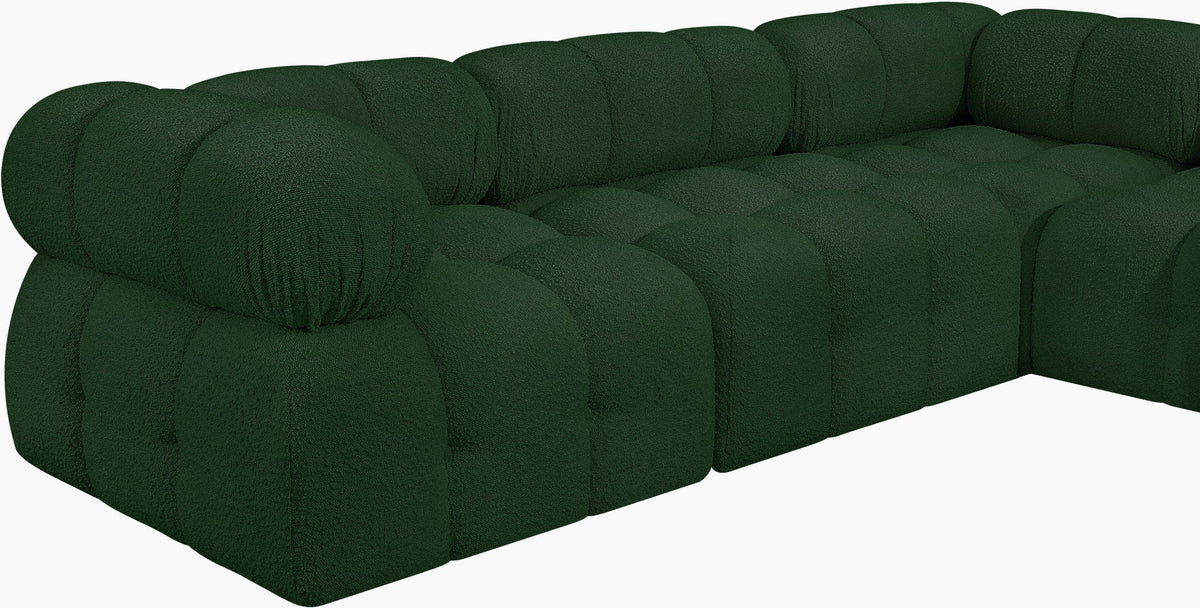 Ames - 7 Piece Boucle Fabric Modular Sectional