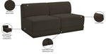 Ollie - 2 Seat Armless Modular Sofa