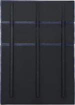 Adam - Chenille Fabric Bed With 89" Headboard