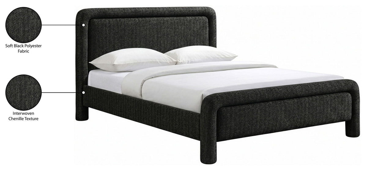 Baylor - Fabric With Interwoven Chenille Upholstered Bed