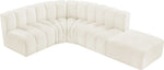 Arc - Velvet 5 Piece Corner Modular Sofa