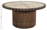 Elvira - Marble And Mango Wood Table
