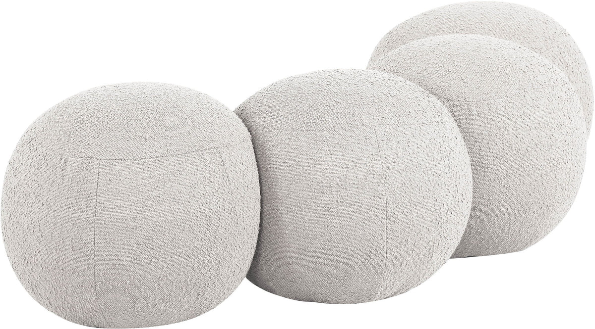 Apollo - Boucle Fabric Bench