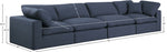 Comfy - Linen Modular Sofa 4 Seats