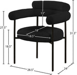 Blake - Dining Chair With Black Legs (Set of 2)