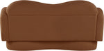 Bloom - Teddy Fabric Loveseat - Saddle