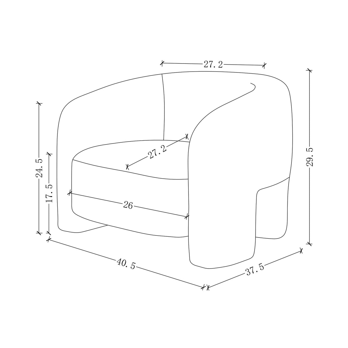 Manhattan Sylvia - Lounge Chair