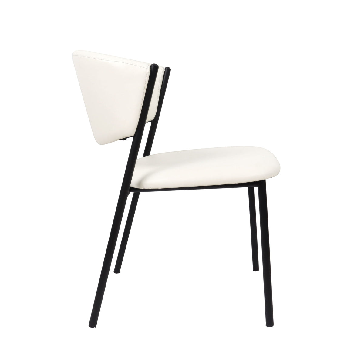Manhattan Drift - Vegan Leather Metal Side Chair (Set of 4)
