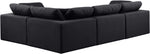 Comfy - 4 Piece Linen Fabric Modular Sectional