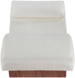 Marcella - Chaise Lounge - Walnut Base