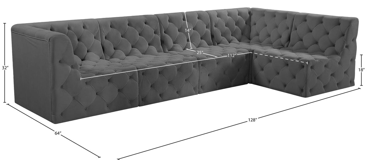 Tuft - 5 Piece Modular Sectional