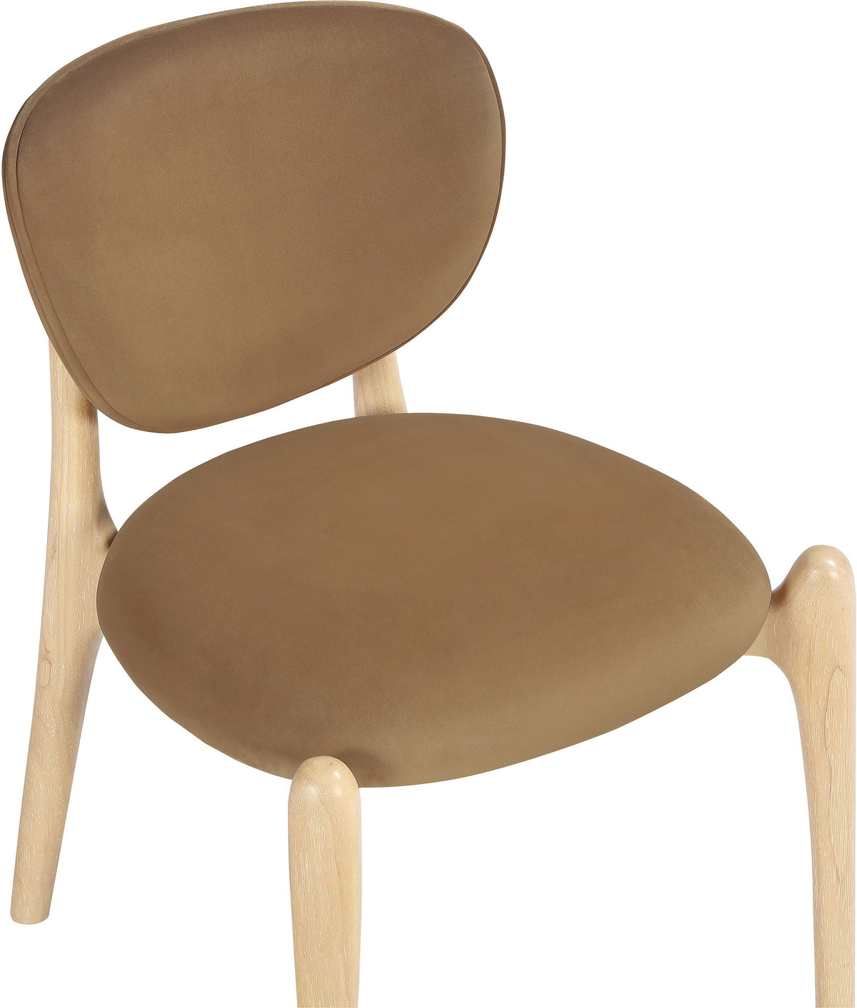 Velora - Upholstered Dining Chair (Set of 2) - Saddle / Natural