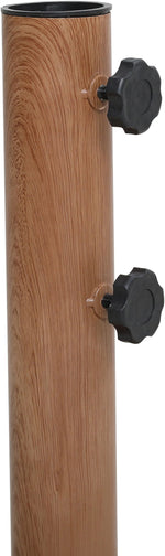 Amalfi - Patio Umbrella - Light Brown Base / White Pole