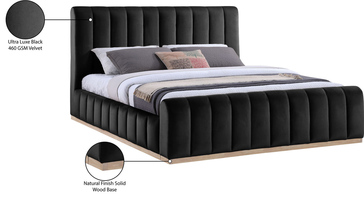 Amara - Velvet Bed