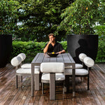 Bolster Back - Outdoor Dining Chair