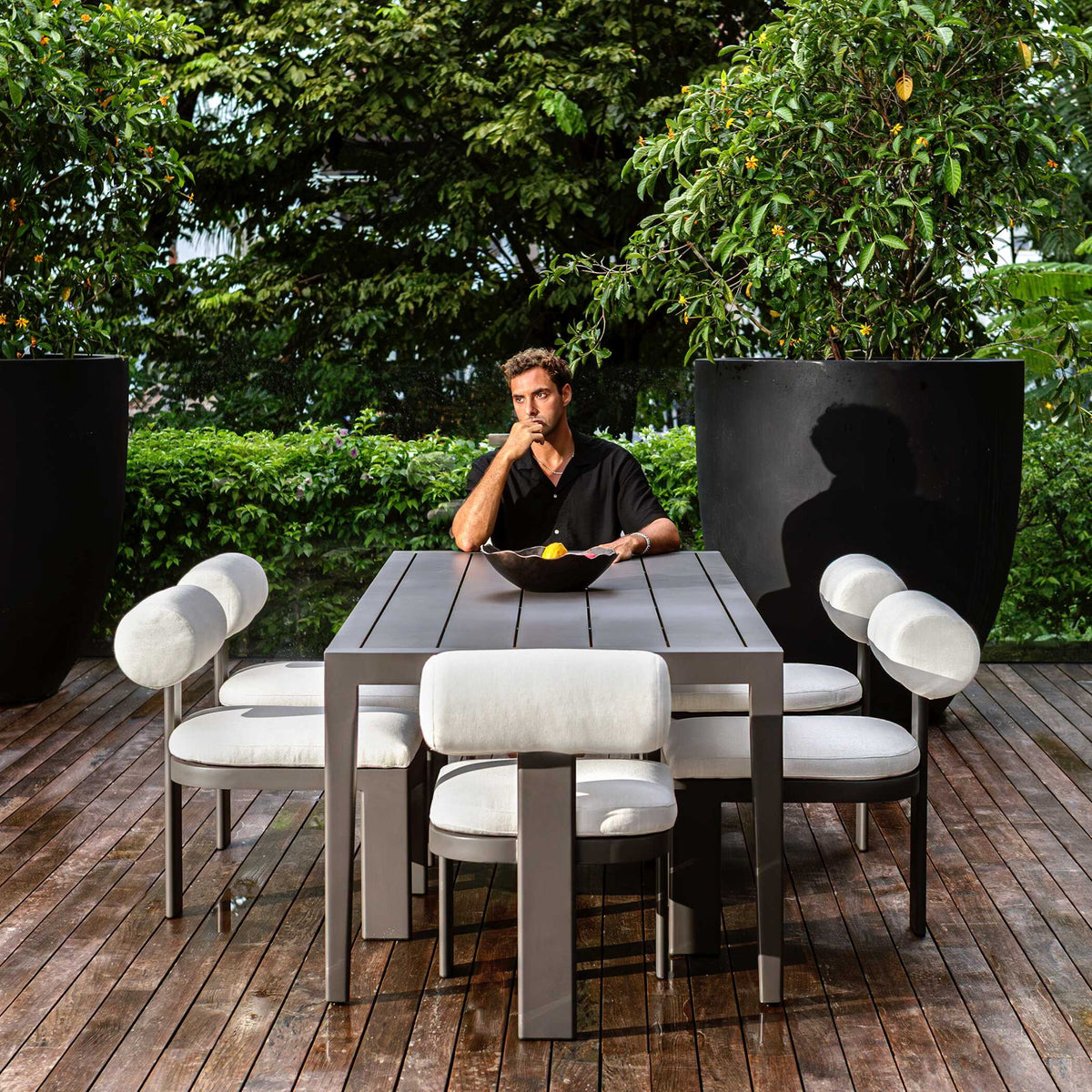 Bolster Back - Outdoor Dining Chair