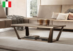ArredoAmbra - Coffee Table - Beige / Dark Brown