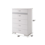 Naima II - Chest - White High Gloss