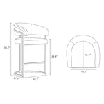 Manhattan Augusta - Counter Stool
