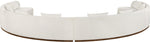 Avanti - Chenille Fabric Upholstered 4 Piece Modular Sectional