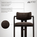 Aaliyah - 26" Counter Height Barstool - Brown / Espresso