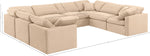 Indulge - Velvet 8 Piece Modular Sectional