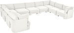 Hammond - Velvet Performance Fabric Upholstered 9 Piece Sectional