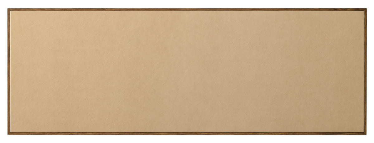 Melange - Zurich Accent Drawer Chest - Beige / Medium Walnut