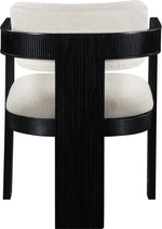 Sacha - Linen Dining Chair With Black Base (Set of 2)