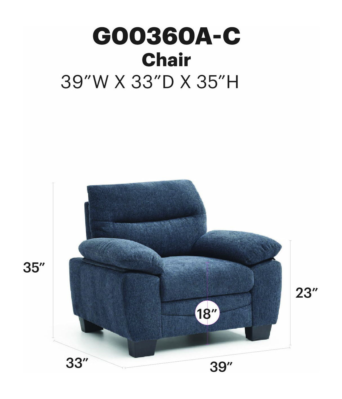 Glory Furniture - Summerton - Chair