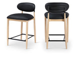 Riccio - Stool - Natural And Black Frame