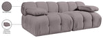 Orin - Velvet Performance Fabric Upholstered 2 Piece Modular Sofa