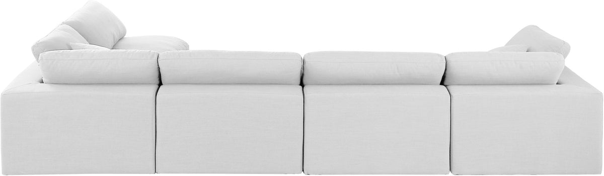 Comfy - 5 Piece Linen Modular Sectional