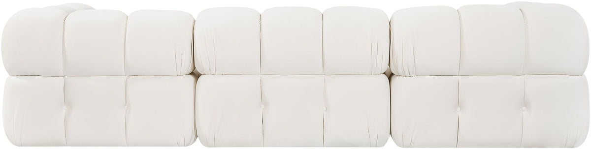 Orin - Velvet Performance Fabric Upholstered 3 Piece Modular Sofa