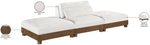 Turin - Chenille Fabric Upholstered Modular Sectional - Cream