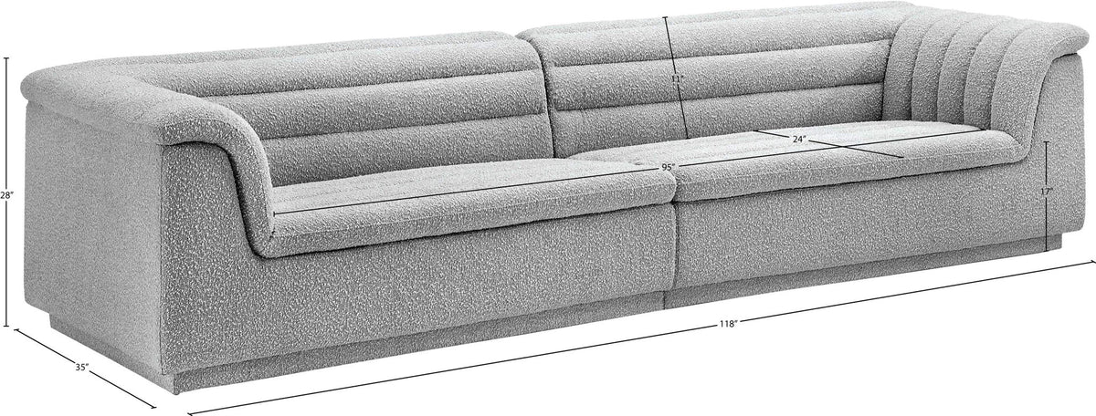 Cascade - Boucle Modular Sofa