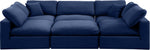 Comfy - 6 Piece Velvet Sectional