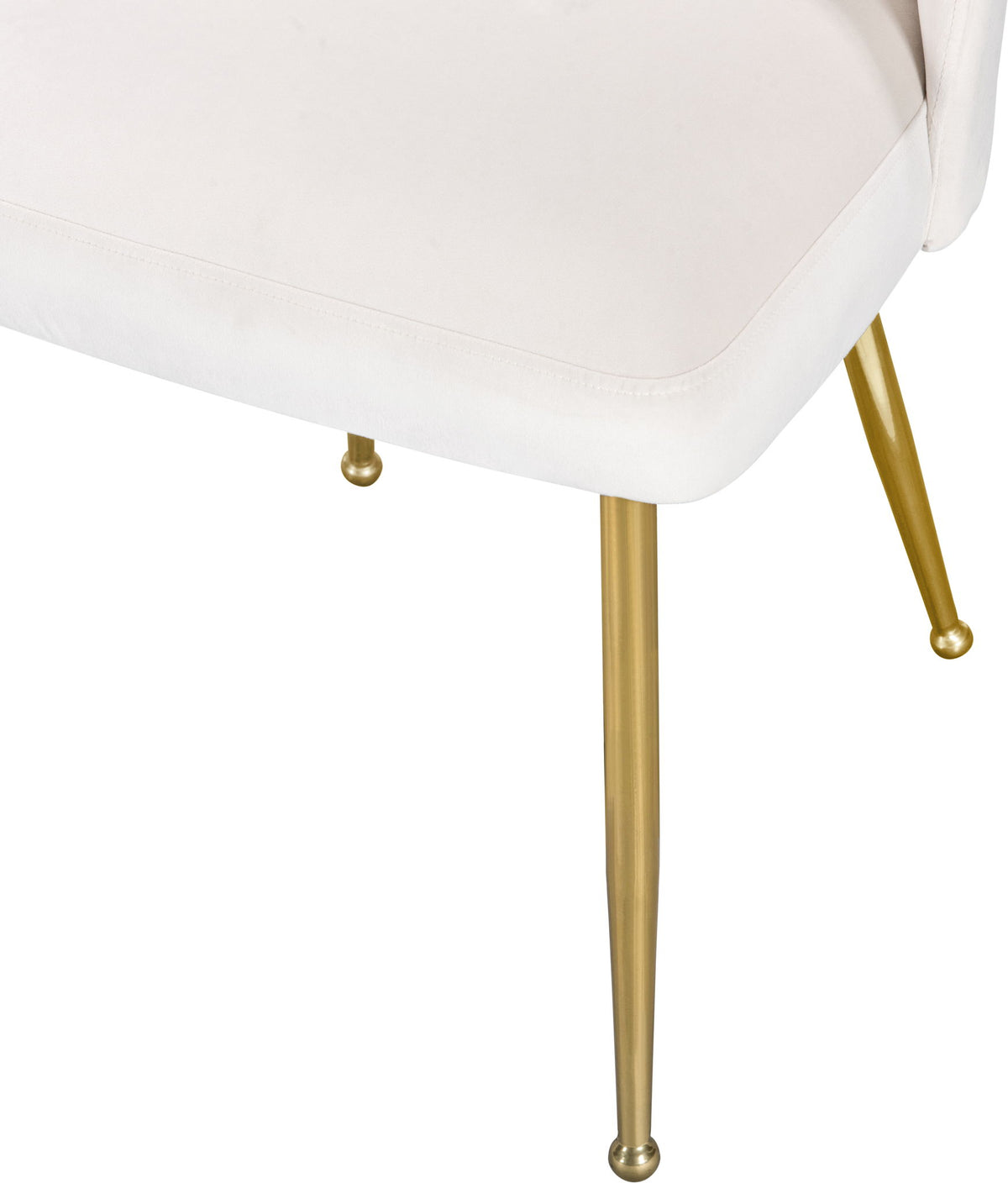 Logan - Dining Chair (Set of 2) - Gold Legs