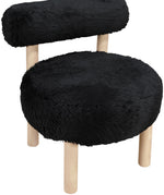 Ambre - Shearling Fabric Accent Chair