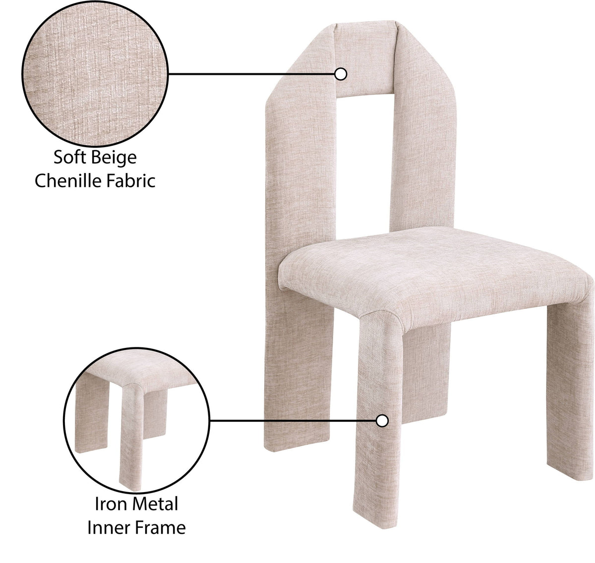 Bennett - Chenille Dining Chair (Set of 2)